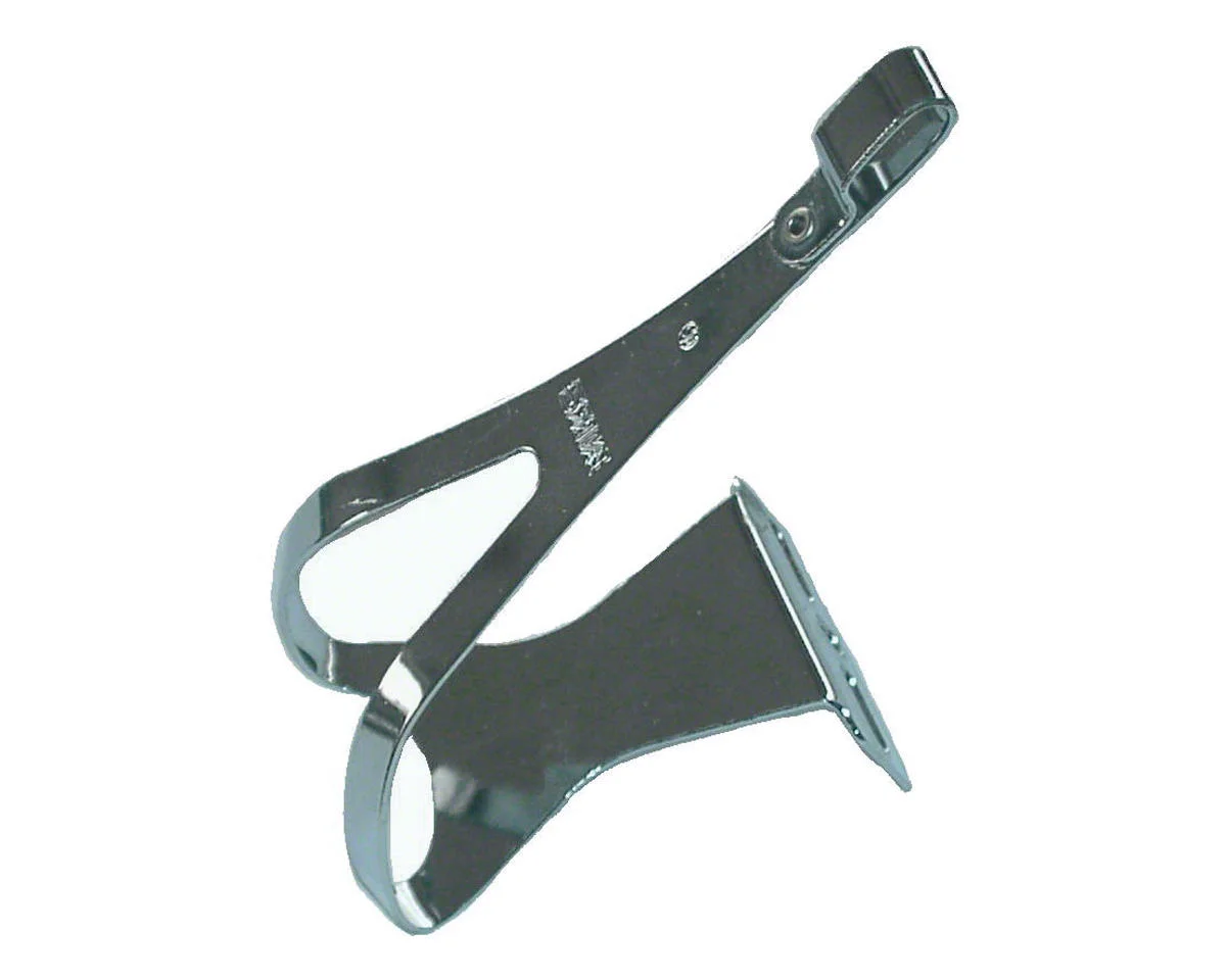 MKS Steel Toe Clips (Chrome) (Pair) (XL)